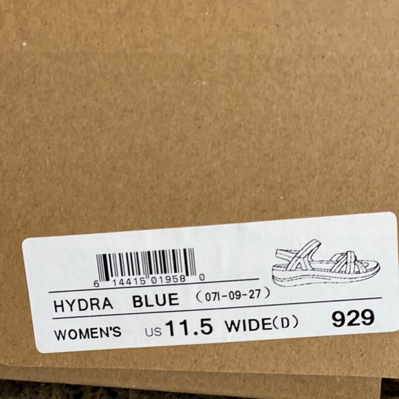 Orthofeet Hydra Blue 11.5 Wide Sandle - Picture 4 of 4